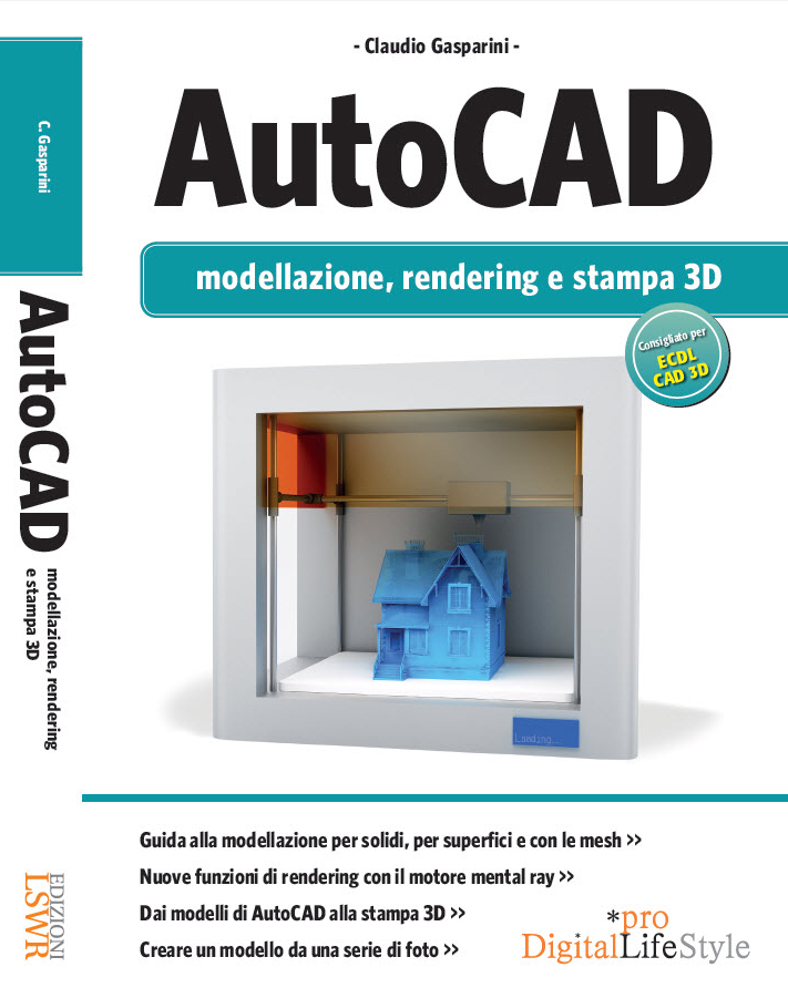 Testo AutoCAD: modellazione, rendering e stampa 3D