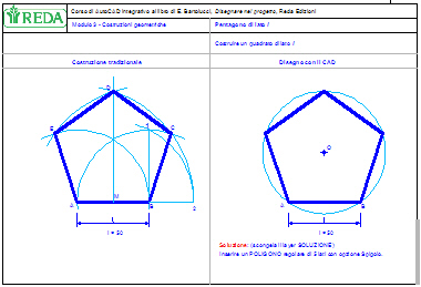costruzioni geometriche: Pentagono regolare